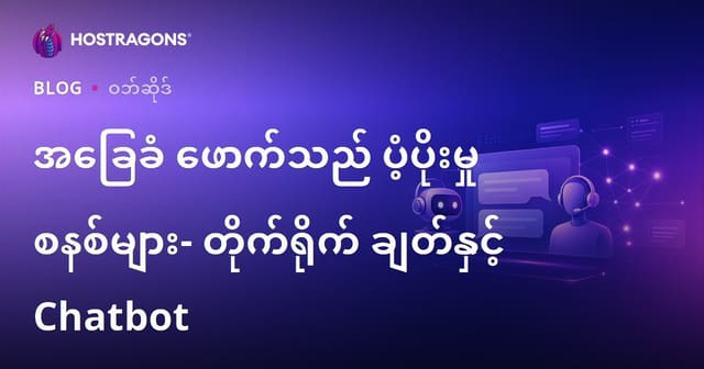 အခြေခံ ဖောက်သည် ပံ့ပိုးမှု စနစ်များ- တိုက်ရိုက် ချတ်နှင့် Chatbot