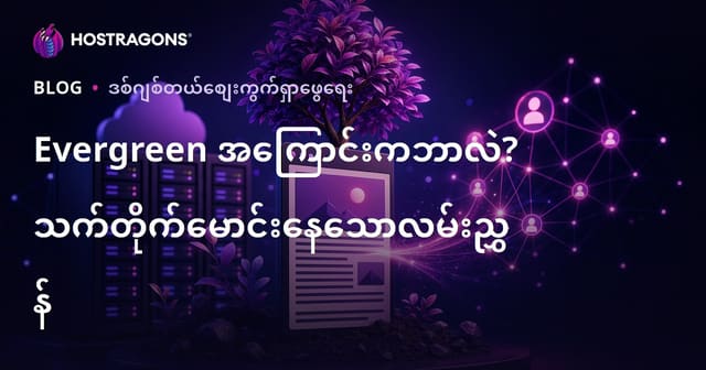 ဘာကြောင့် Evergreen ဝက်ဘ်ဆိုဒ်အကြောင်းအကျဉ်းများသည် နာရီများနှင့် နှစ်များအတောအတလျှောက် အဆက်မပြတ်တက်နေသလဲ?