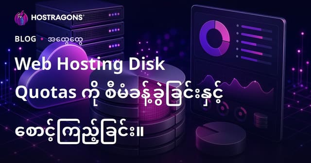 Web Hosting Disk ကိုတာအထောက်အထား စီမံနှင့် အစဉ်မလိုက် သုံးသပ်နည်း