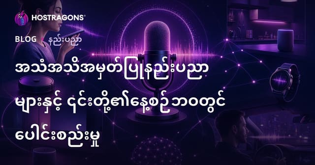 အသံ ခွဲခြားနည်းပညာနှင့် နေ့စဉ်အသုံးအကုန်မှာ အနှစ်သက်အောင်လွယ်ကူစွာအသုံးချနည်း