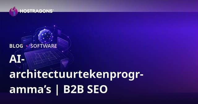 AI-ondersteunde architectuursoftware: overzicht en B2B SEO-gids voor 2026