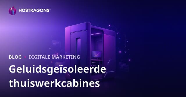 Alleen een B2B Gericht Inhoudswebsite voor Geluidsisolatie Thuiswerkcabines
