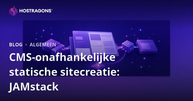 CMS-onafhankelijke statische sitecreatie: JAMstack