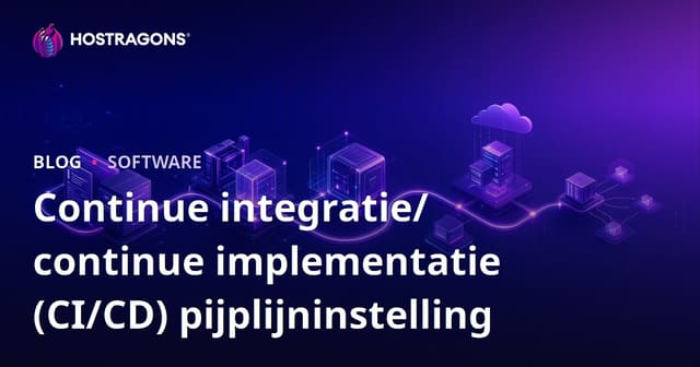 Continue integratie/continue implementatie (CI/CD) pijplijninstelling