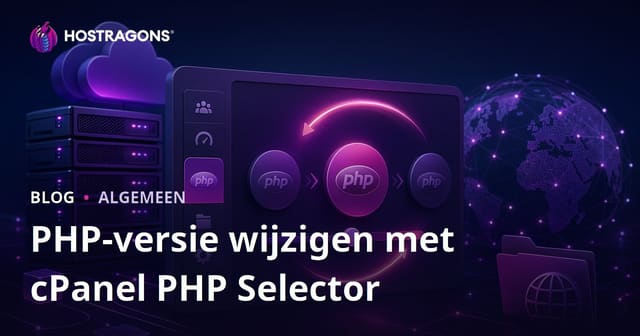 PHP-versie wijzigen met cPanel PHP Selector