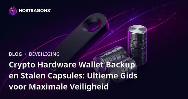 Crypto Hardware Wallet Backup en Stalen Capsules: Ultieme Gids voor Maximale Veiligheid
