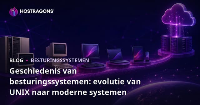 Geschiedenis van besturingssystemen: evolutie van UNIX naar moderne systemen