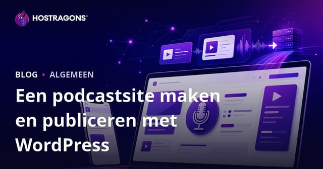 Een podcastsite maken en publiceren met WordPress