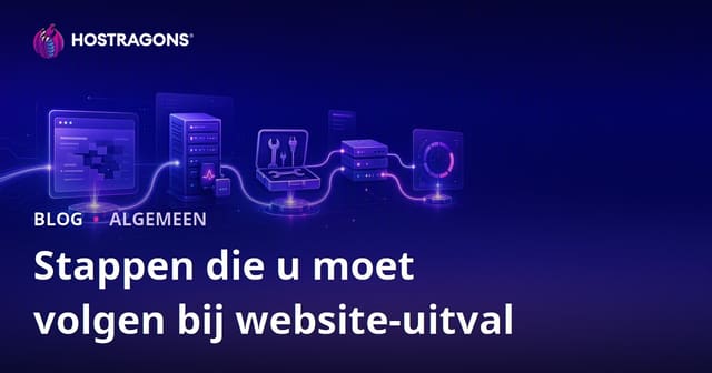 Stappen die u moet volgen bij website-uitval