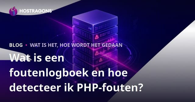 Wat is een foutenlogboek en hoe detecteer ik PHP-fouten?