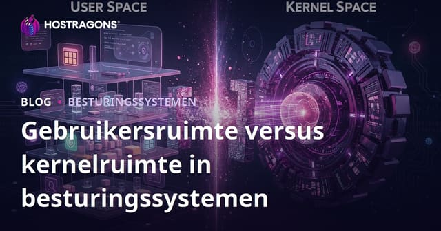 Gebruikersruimte versus kernelruimte in besturingssystemen