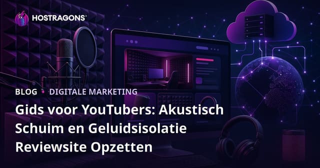 Een Gids voor het Opzetten van een Reviewsite voor Akoestische Schuim en Geluidsisolatie voor YouTubers