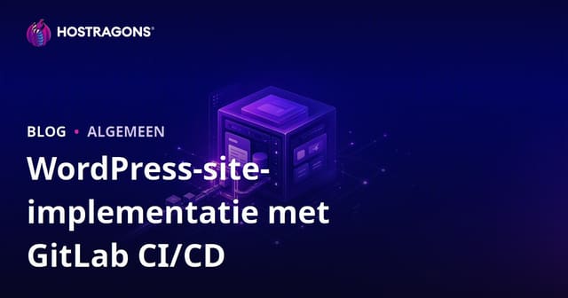 WordPress-site-implementatie met GitLab CI/CD