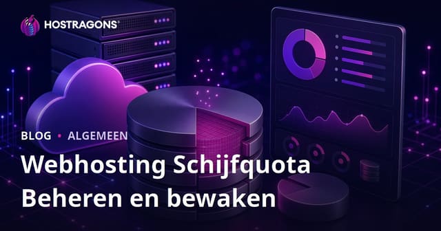 Webhosting Schijfquota Beheren en bewaken