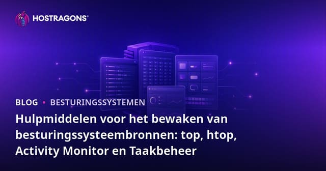 Systeembronnen Monitoren: top, htop, Activity Monitor en Taakbeheer
