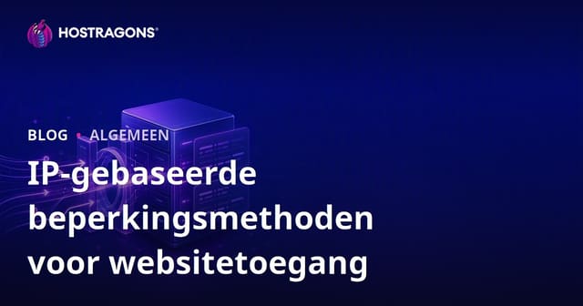 Methoden voor IP-gebaseerde beperking van de toegang tot websites