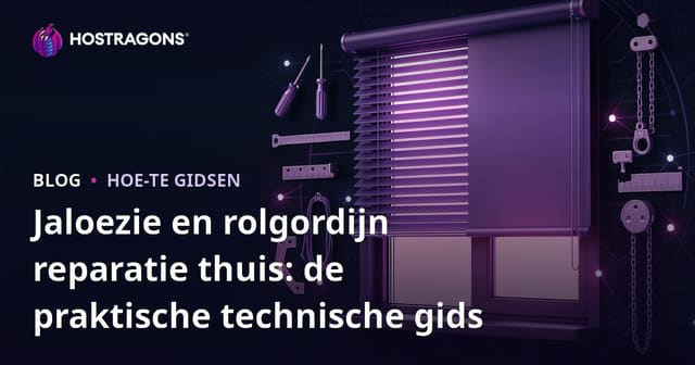 Jaloezie en rolgordijn reparatie thuis: de praktische technische gids