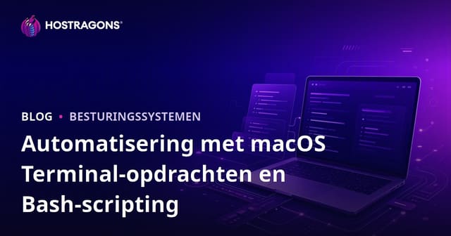 Automatisering met macOS Terminal-opdrachten en Bash-scripting