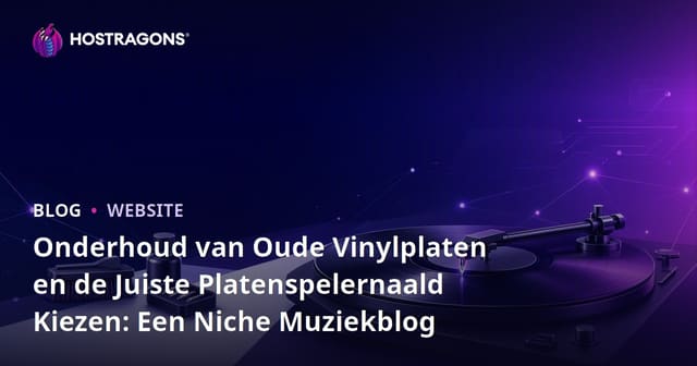 Onderhoud van Oude Vinylplaten en de Juiste Platenspelernaald Kiezen: Een Niche Muziekblog