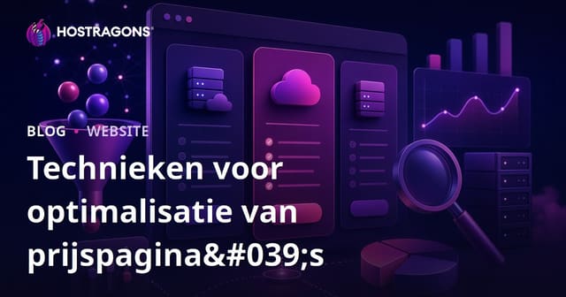 Technieken voor optimalisatie van prijspagina's