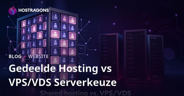 Shared hosting of VPS/VDS kiezen: gids voor beginners