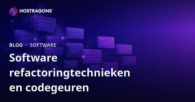 Software refactoringtechnieken en codegeuren