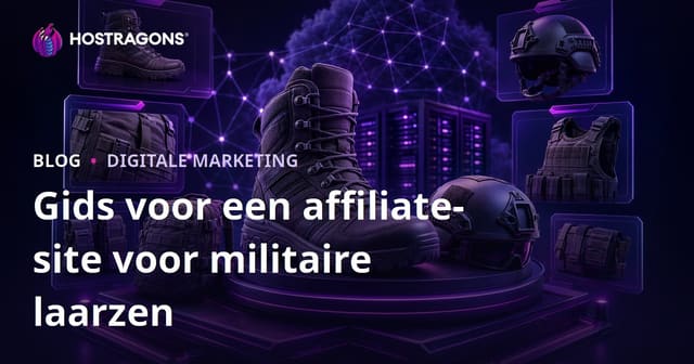 Een Affiliate Website Voor Militaire Boots en Tactische Uitrusting