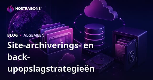 Site-archiverings- en back-upopslagstrategieën