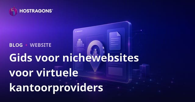 Bedrijfsspecifieke nichewebsite uitsluitend gericht op virtuele kantoren en juridische adressen.