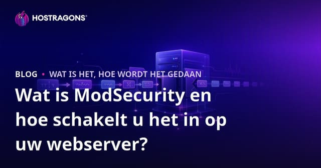 Wat is ModSecurity en hoe schakelt u het in op uw webserver?