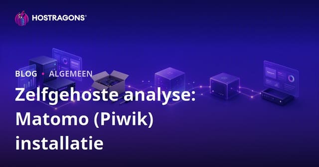 Zelfgehoste analyse: Matomo (Piwik) installatie
