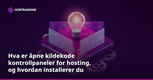 Hva er åpne kildekode kontrollpaneler for hosting, og hvordan installerer du dem?