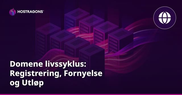 Domene livssyklus: Registrering, Fornyelse og Utløp
