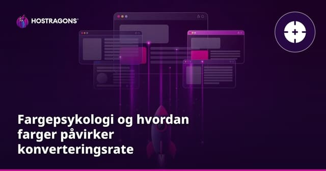 Fargepsykologi og hvordan farger påvirker konverteringsrate
