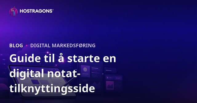 Hvordan Opprette en Affiliate Side for Digitale Notater og iPad Applikasjoner for Studenter?