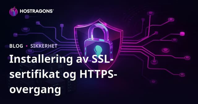 Installering av SSL-sertifikat (HTTPS) og vanlige problemer ved overgang fra HTTP til HTTPS