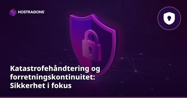 Katastrofehåndtering og forretningskontinuitet: Sikkerhet i fokus