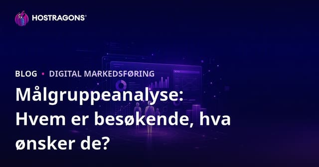 Målgruppeanalyse: Hvem besøker nettstedet ditt, og hva ønsker de?
