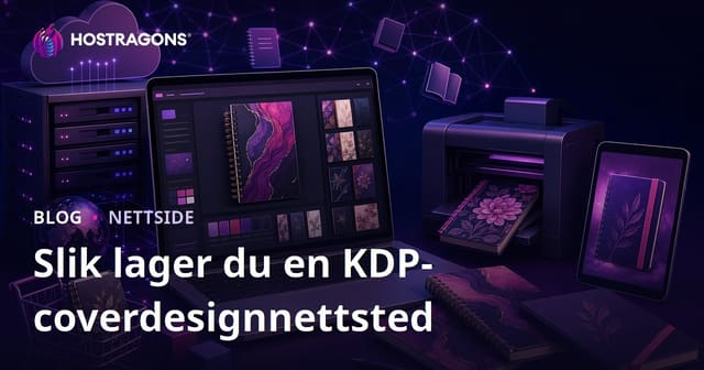 Opprettelse av en Nettsted for Design av Notatbok- og Planleggeromslag for Amazon KDP