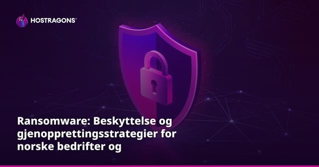 Ransomware: Beskyttelse og gjenopprettingsstrategier for norske bedrifter og privatpersoner