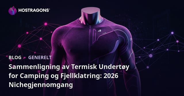 Sammenligning av Termisk Undertøy for Camping og Fjellklatring: 2026 Nichegjennomgang