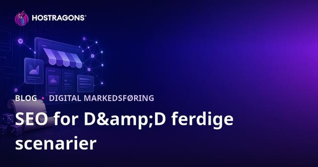 SEO for Nettbutikk for D&D Klargjorte Scenarier