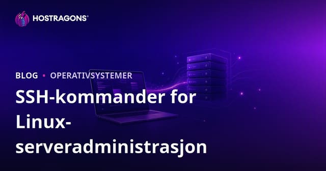 SSH Kommandoer for Linux Serveradministrasjon: Grunnleggende Koder for Webmastere
