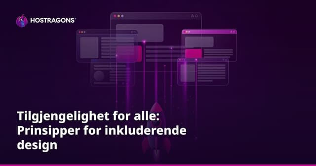 Tilgjengelighet for alle: Prinsipper for inkluderende design