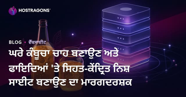 ਘਰੇ ਕੰਬੂਚਾ ਚਾਹ ਬਣਾਉਣ ਅਤੇ ਫਾਇਦਿਆਂ 'ਤੇ ਸਿਹਤ-ਕੇਂਦ੍ਰਿਤ ਨਿਸ਼ ਸਾਈਟ ਬਣਾਉਣ ਦਾ ਮਾਰਗਦਰਸ਼ਕ
