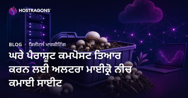 ਘਰੇ ਪੈਰਾਸ਼ੂਟ ਕਮਪੋਸਟ ਤਿਆਰ ਕਰਨ ਲਈ ਅਲਟਰਾ ਮਾਈਕ੍ਰੋ ਨੀਚ ਕਮਾਈ ਸਾਈਟ