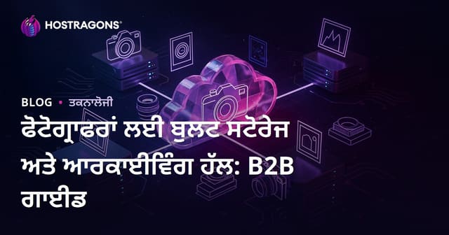 ਫੋਟੋਗ੍ਰਾਫਰਾਂ ਲਈ ਬੁਲਟ ਸਟੋਰੇਜ ਅਤੇ ਆਰਕਾਈਵਿੰਗ ਹੱਲ: B2B ਗਾਈਡ