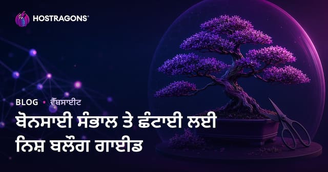 ਬੋਨਸਾਈ ਦਰੱਖਤ ਦੀ ਦੇਖਭਾਲ ਅਤੇ ਕੱਟਣ ਦੀਆਂ ਤਕਨੀਕਾਂ 'ਤੇ ਦ੍ਰਿਸ਼ਟੀਕੋਣ ਵਾਲਾ ਨਿਸ਼ ਬਲਾਗ