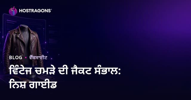 ਵਿੰਟੇਜ ਚਮੜੇ ਦੀ ਜੇਕੇਟ ਦੀ ਸੰਭਾਲ ਅਤੇ ਨਵੀਨੀਕਰਨ ਬਾਰੇ ਨਿਸ਼ ਫੈਸ਼ਨ ਸਾਈਟ ਬਣਾਉਣ ਦਾ ਮਾਰਗਦਰਸ਼ਕ