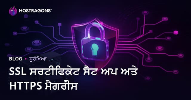 SSL ਸਰਟੀਫਿਕੇਟ (HTTPS) ਇੰਸਟਾਲੇਸ਼ਨ ਅਤੇ HTTP ਤੋਂ HTTPS ਮਾਈਗ੍ਰੇਸ਼ਨ ਸਮੱਸਿਆਵਾਂ